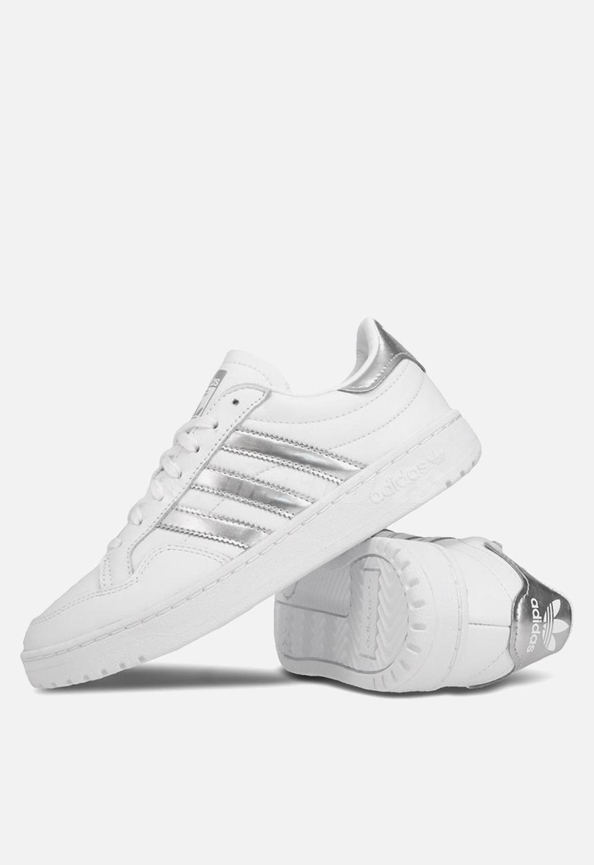 adidas Originals - Team court w - ftwr white/silver met/ftwr white