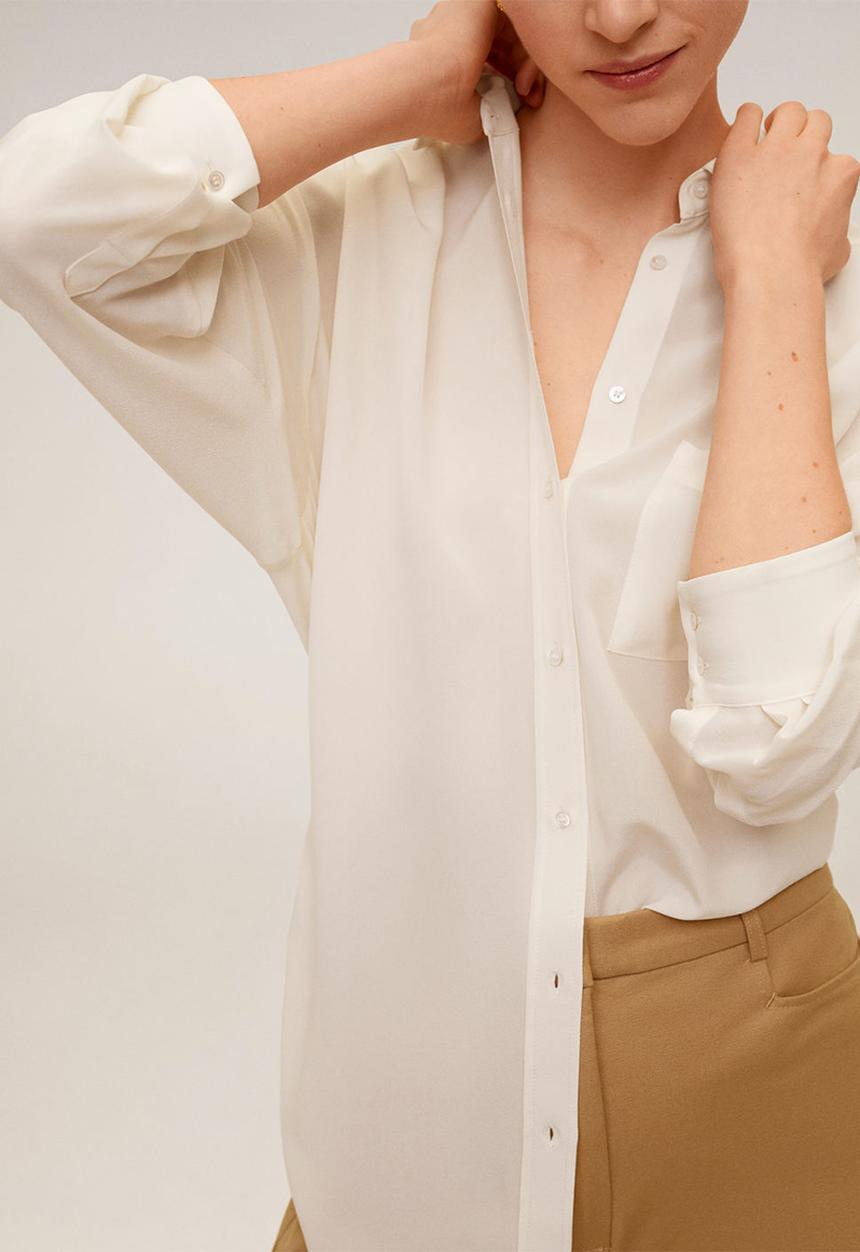 MANGO - Shirt sasha - cream