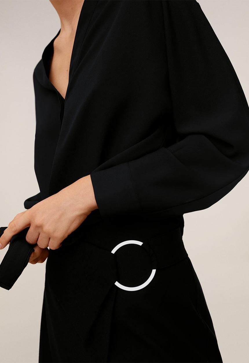 MANGO - Blouse basic - black