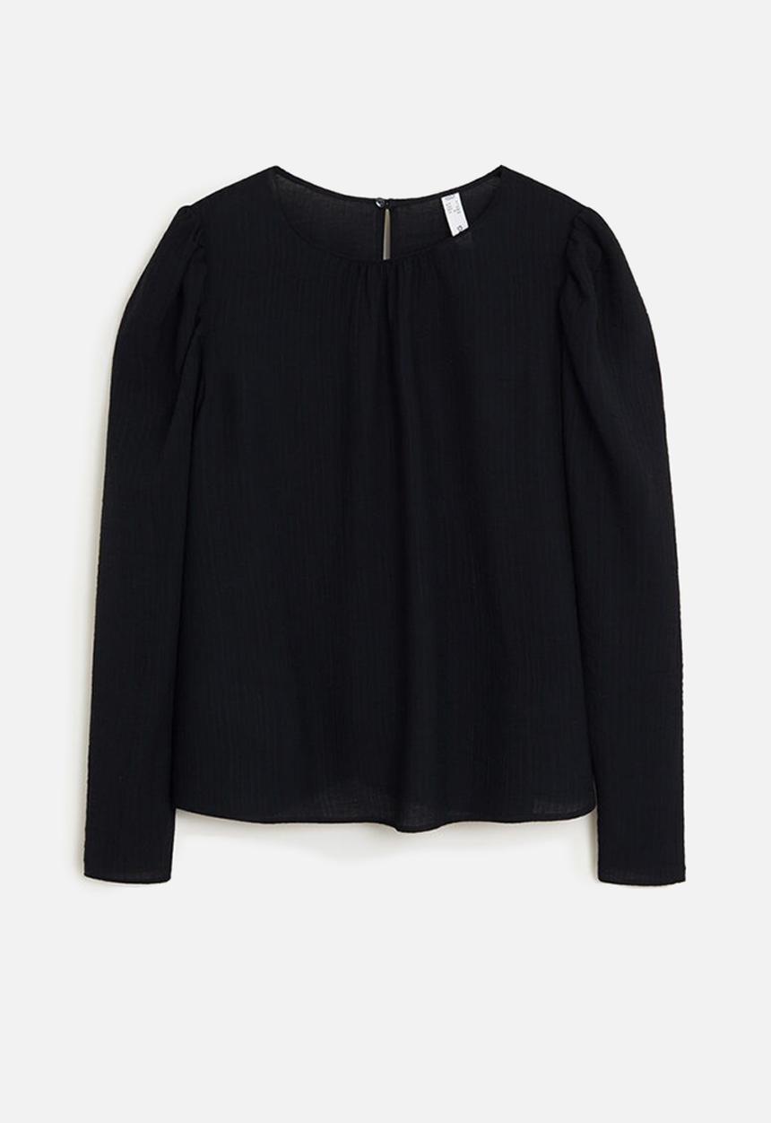 MANGO - Mari blouse - black