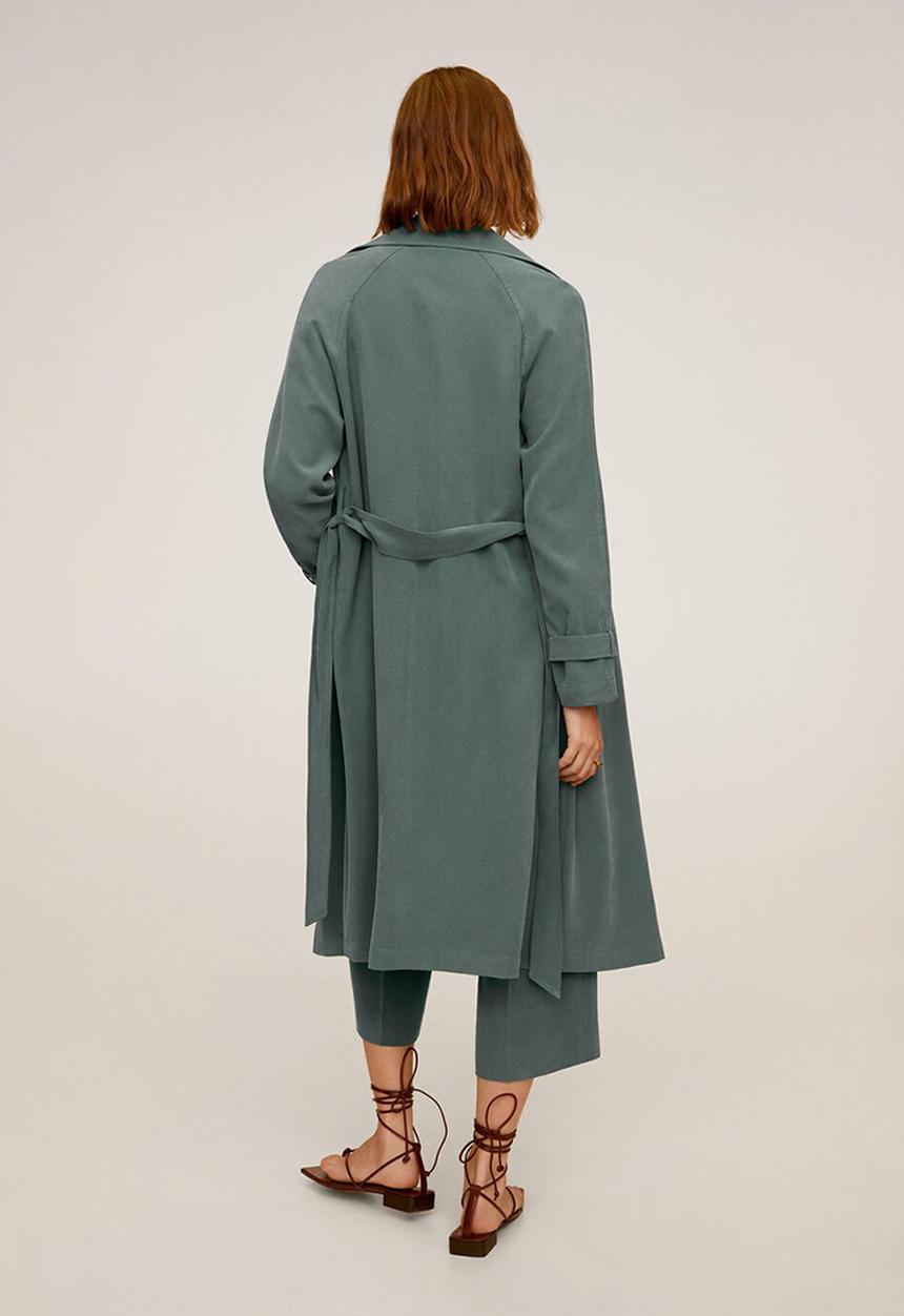 MANGO - Trench coat taxi - green