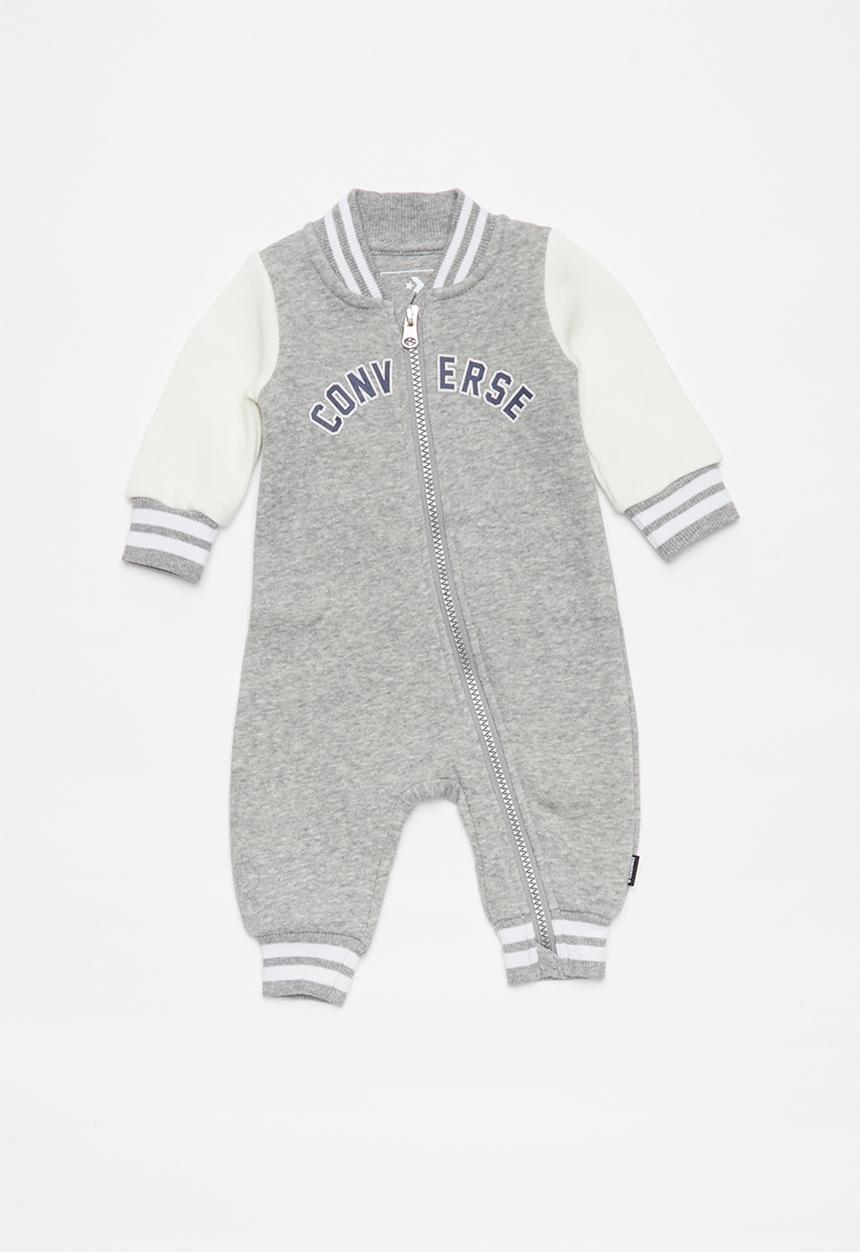 Converse - Converse varsity knit coverall - grey