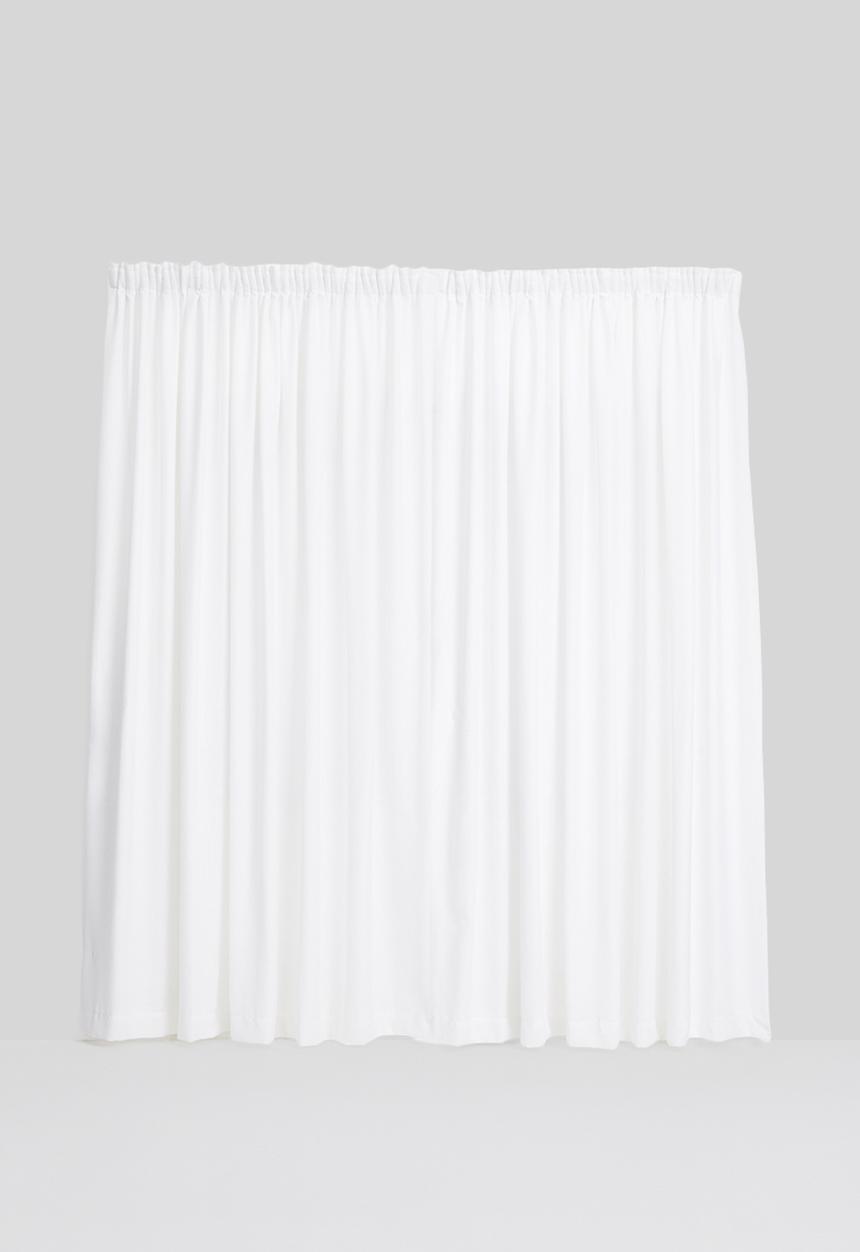 Sixth Floor - Taped curtain extra length - white