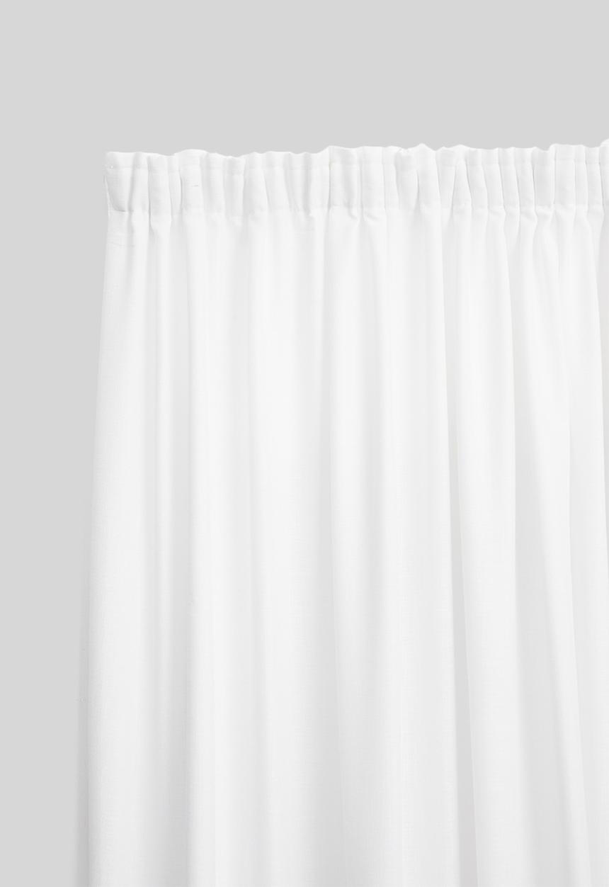 Sixth Floor - Taped curtain extra length - white