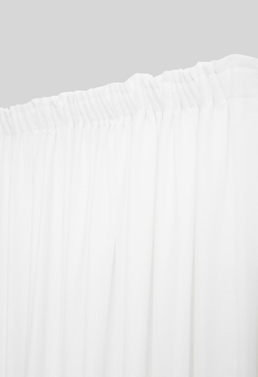 Sixth Floor - Taped curtain extra length - white
