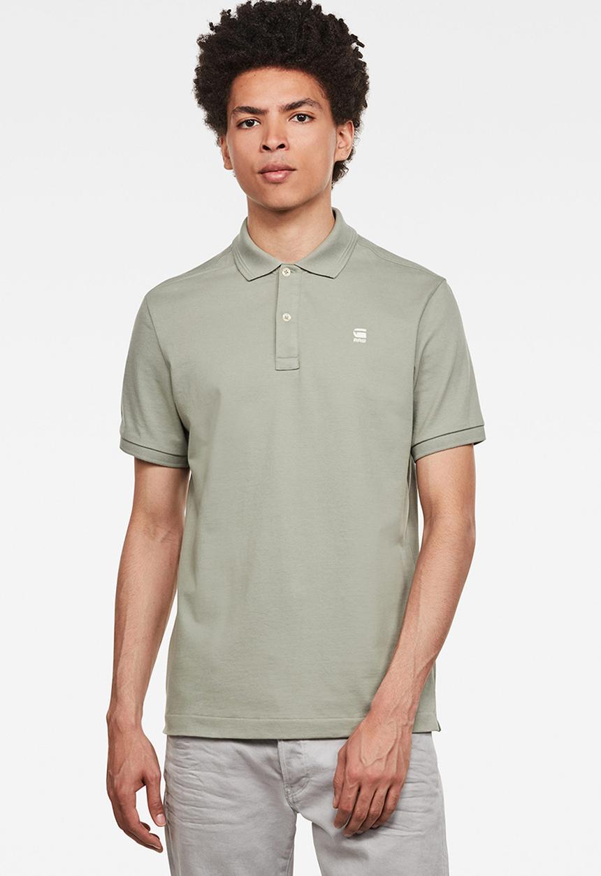 G-STAR - Dunda slim fit polo - stone