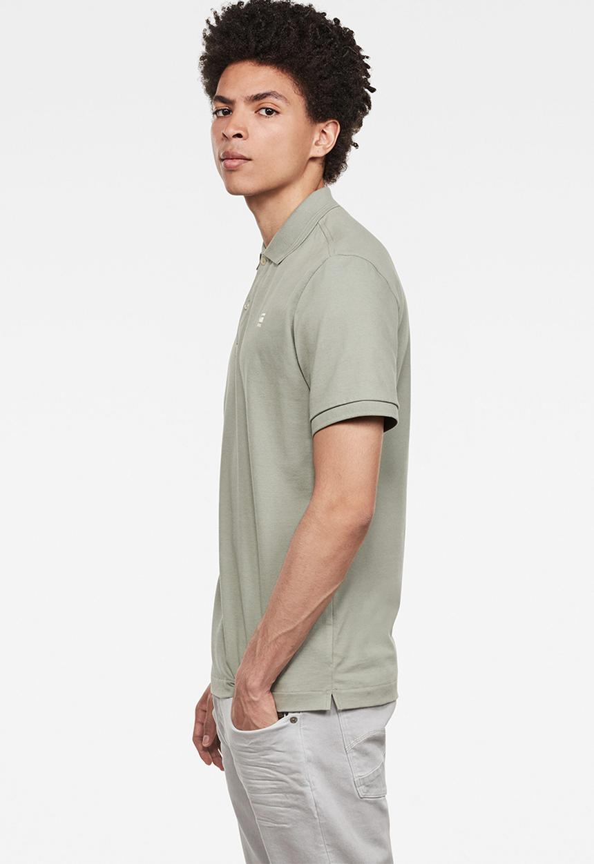 G-STAR - Dunda slim fit polo - stone