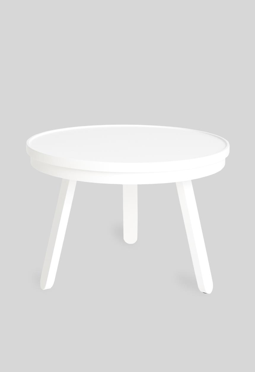 Sixth Floor - Coffee table with tray - white