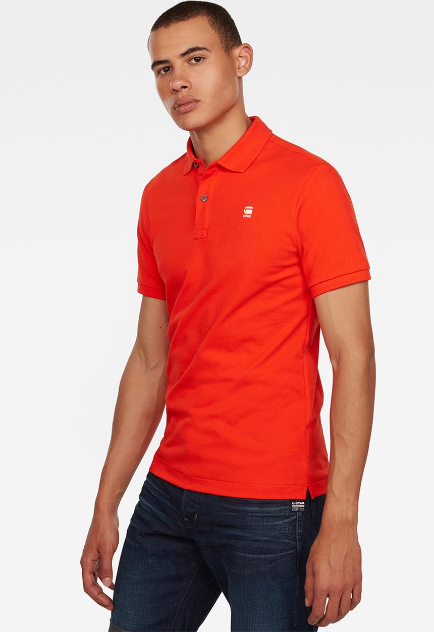 G-STAR - Dunda slim fit polo - orange
