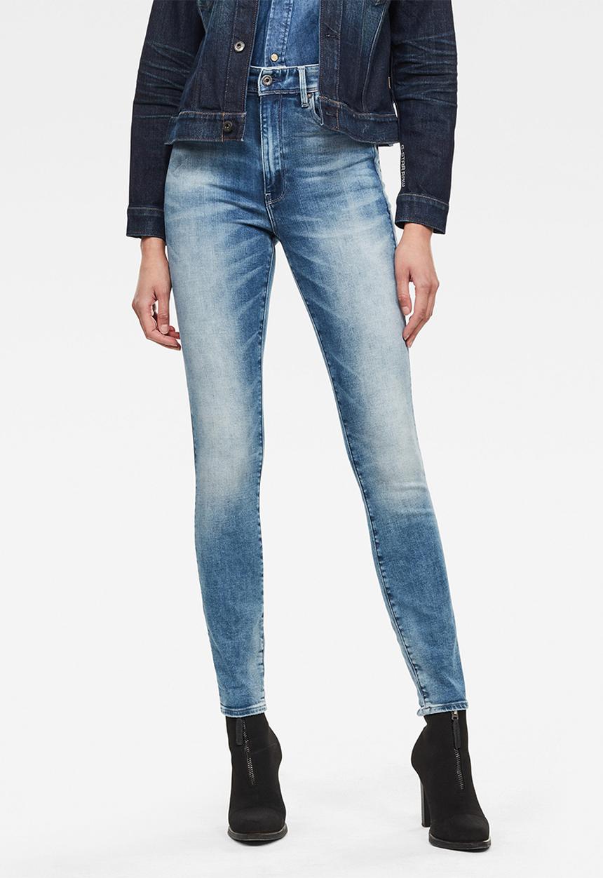 G-STAR - Kafey ultra high skinny - blue
