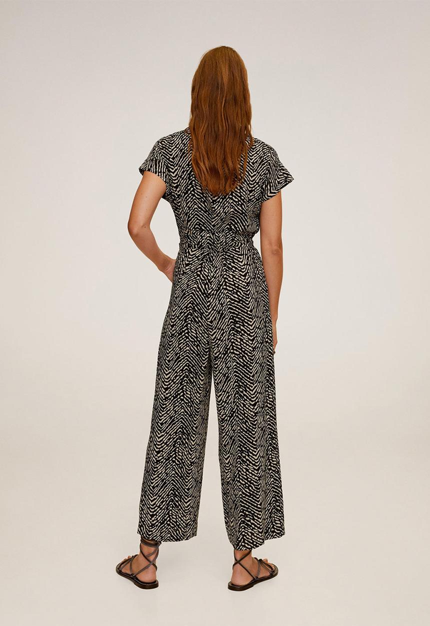 MANGO - One-piece suit creta - black