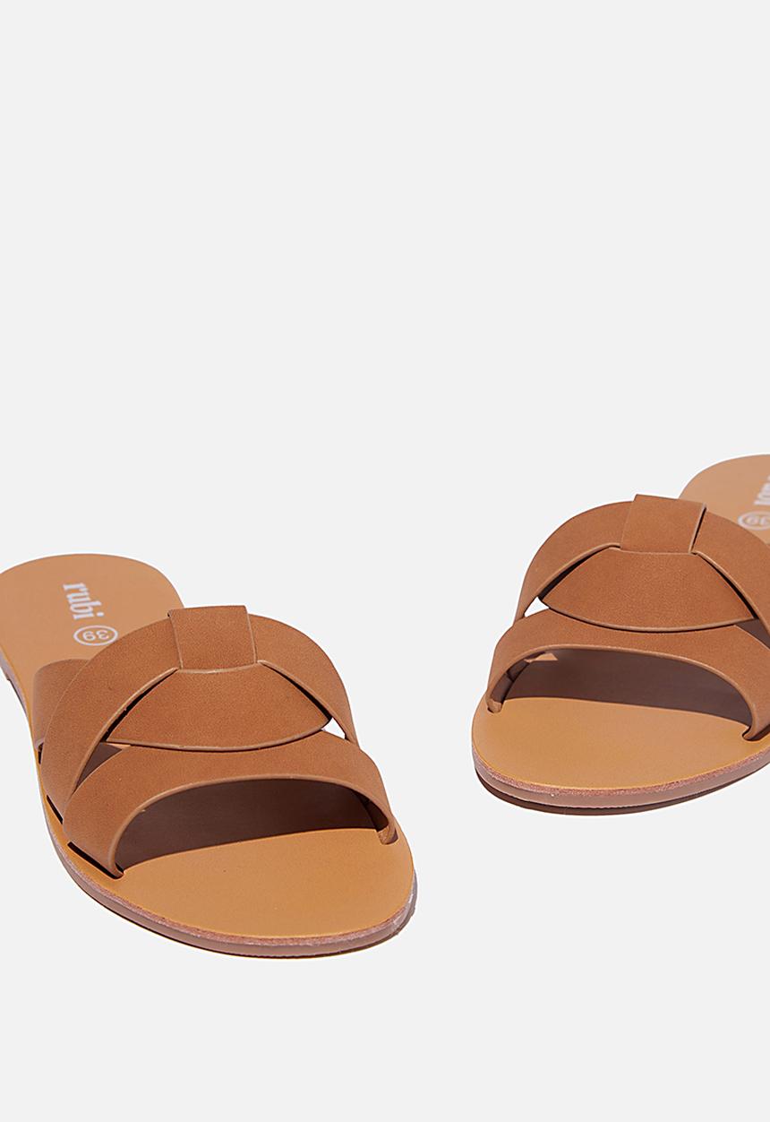 Cotton On - Luna interlock slide - tan 