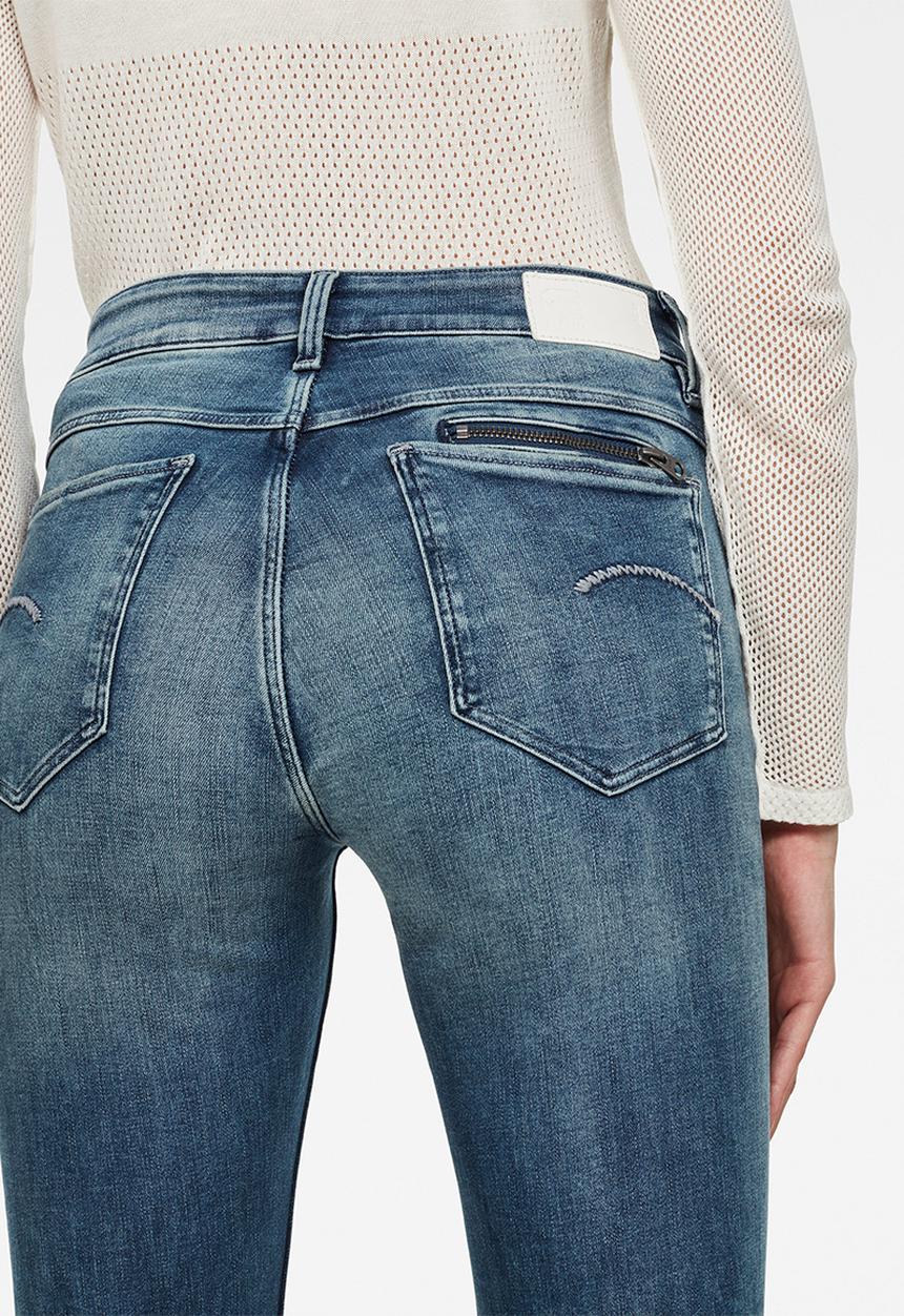 G-STAR - 4311 Noxer high straight jeans - faded azurite