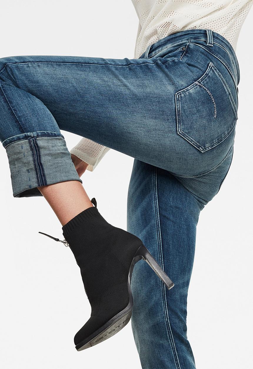 G-STAR - 4311 Noxer high straight jeans - faded azurite