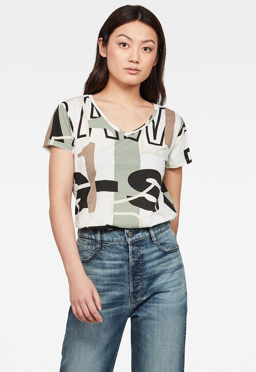 G-STAR - Gyre short sleeve tee - light thymol modernist