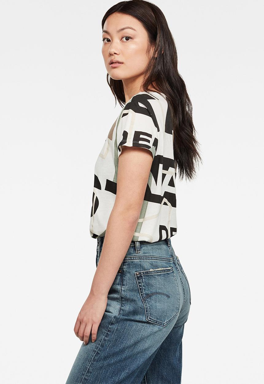 G-STAR - Gyre short sleeve tee - light thymol modernist