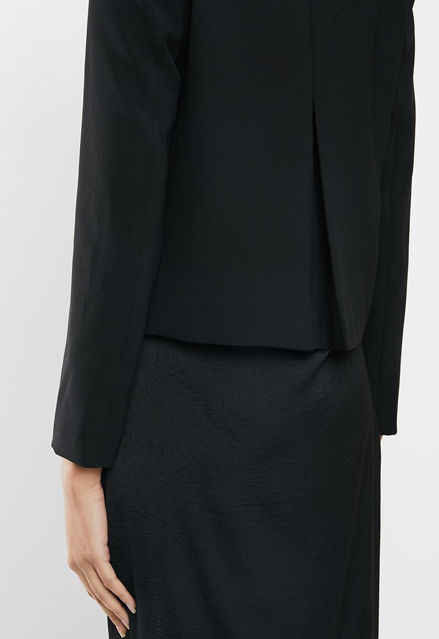 MANGO - Cropped blazer - black