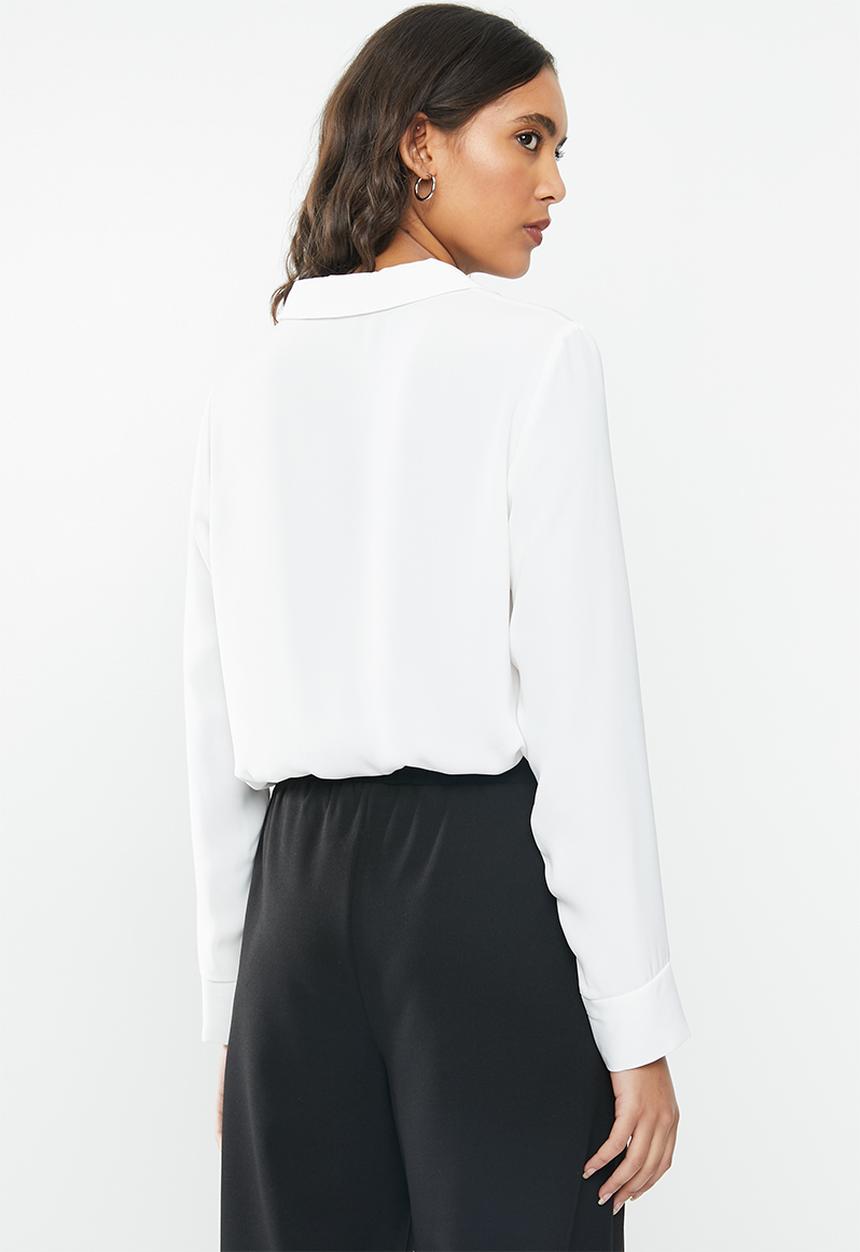 ONLY - Juma long sleeve body - white