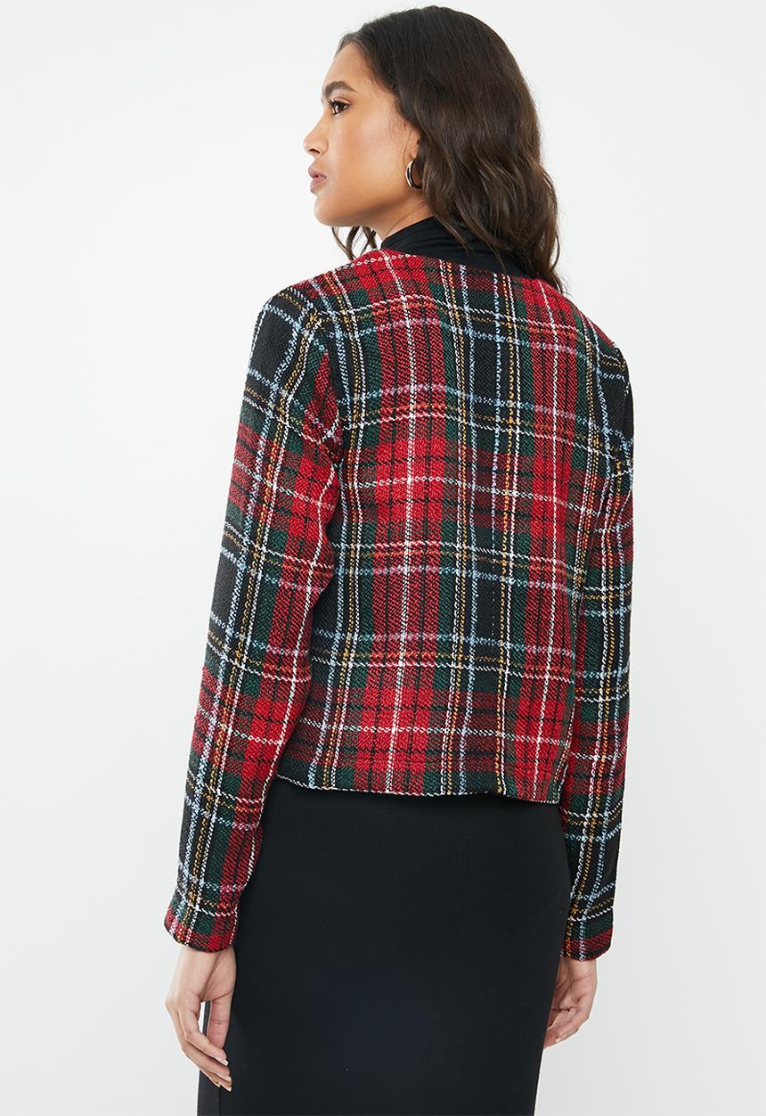 ONLY - Pia jacket - red & black