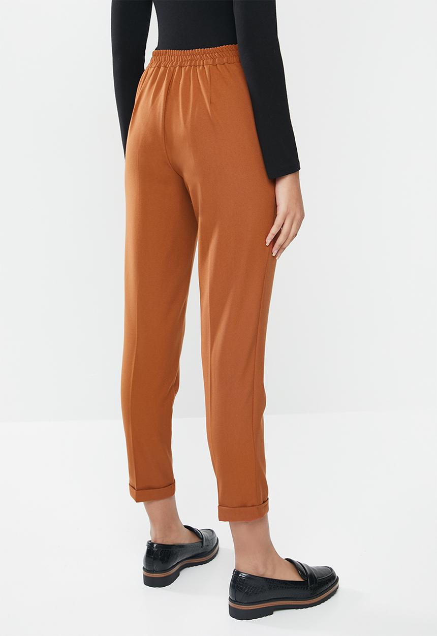 ONLY - Focus regular pants - ginger bread