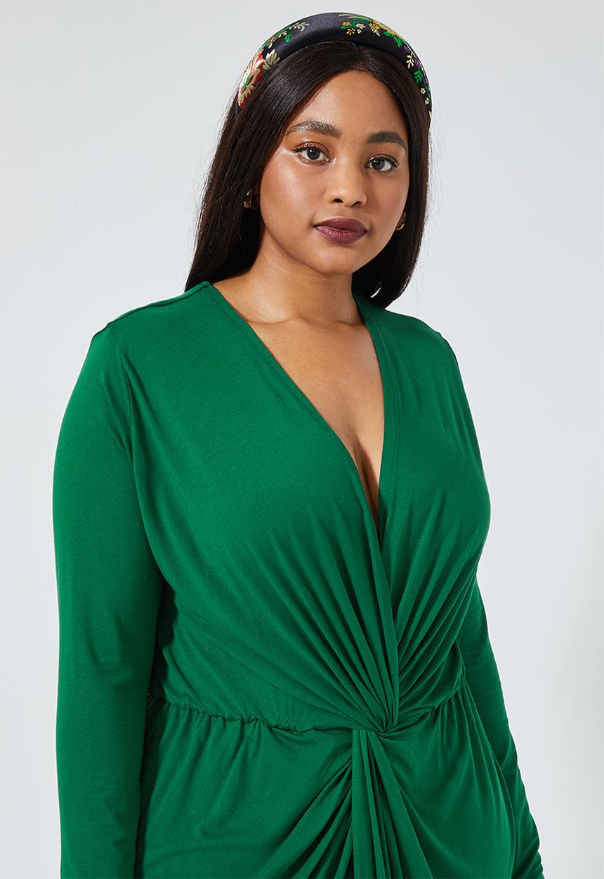 Superbalist - Twist front knot maxi - green