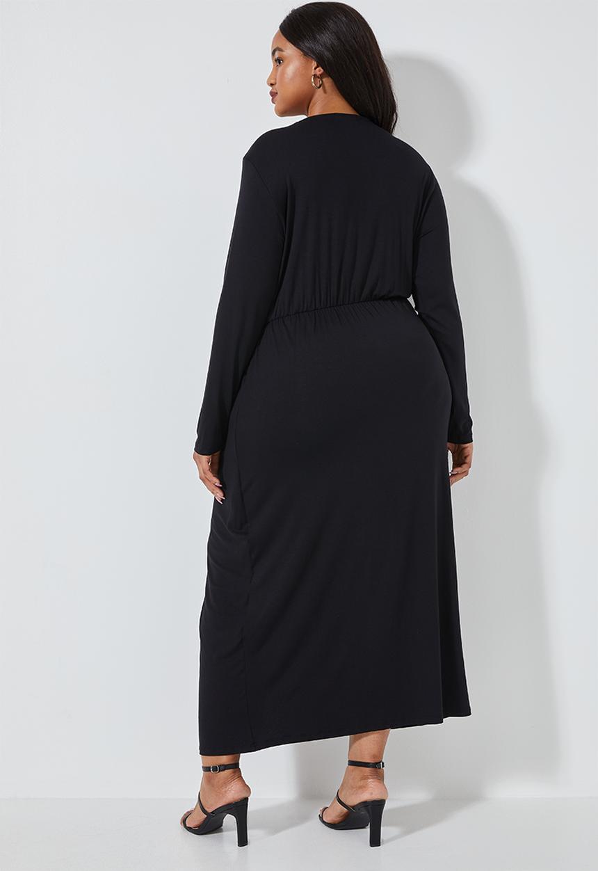 Superbalist - Twist front knot maxi - black