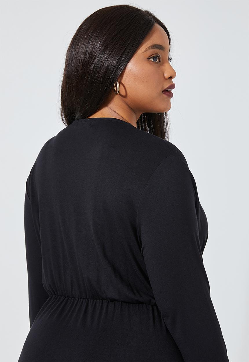 Superbalist - Twist front knot maxi - black