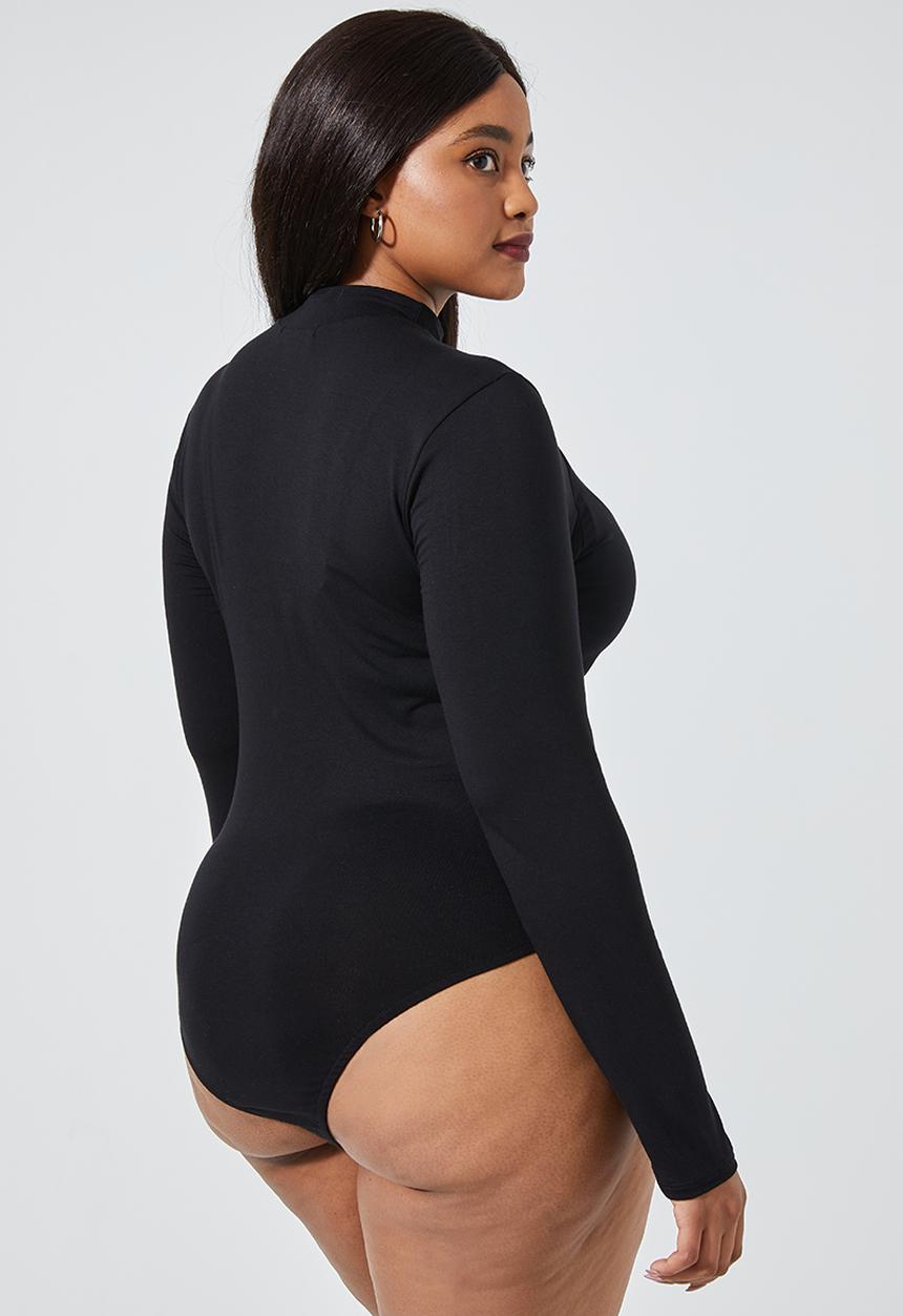 Superbalist - 2 Pack turtle neck bodysuit - black & white