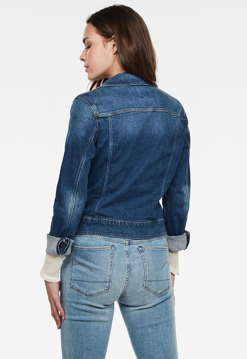 G-STAR - 3301 slim denim jacket - faded stone