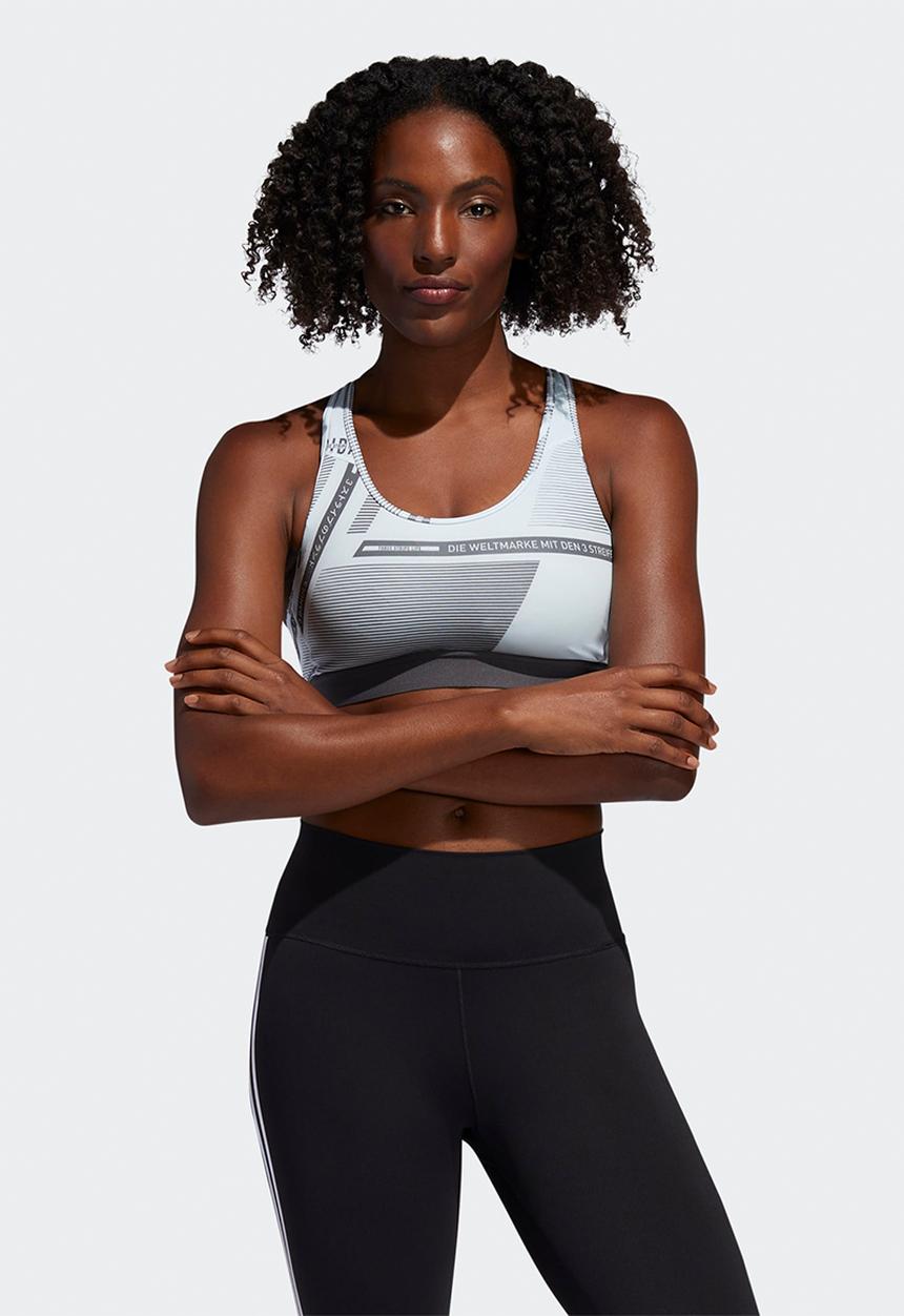 adidas Performance - Bos sports bra - sky tint  & black