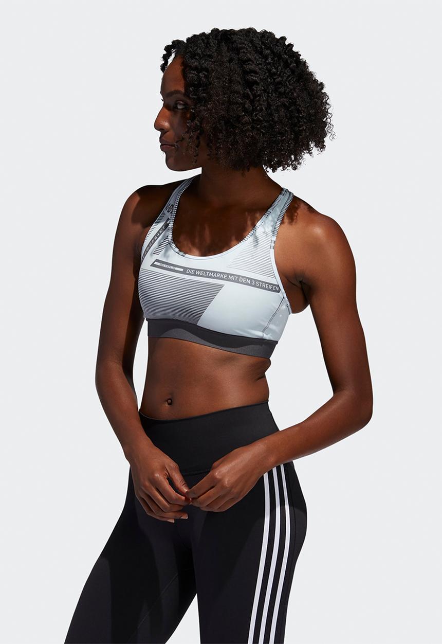 adidas Performance - Bos sports bra - sky tint  & black