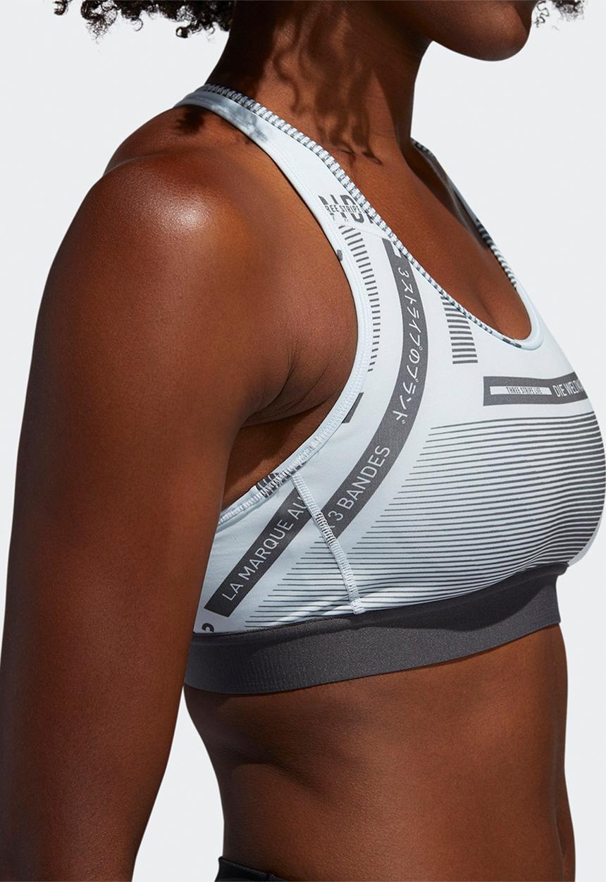 adidas Performance - Bos sports bra - sky tint  & black