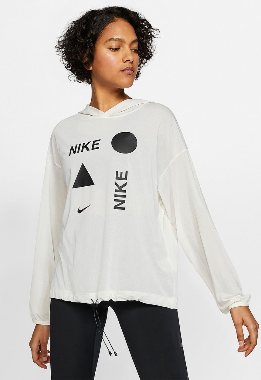 Nike - Icon clash fleece hoodie - off white