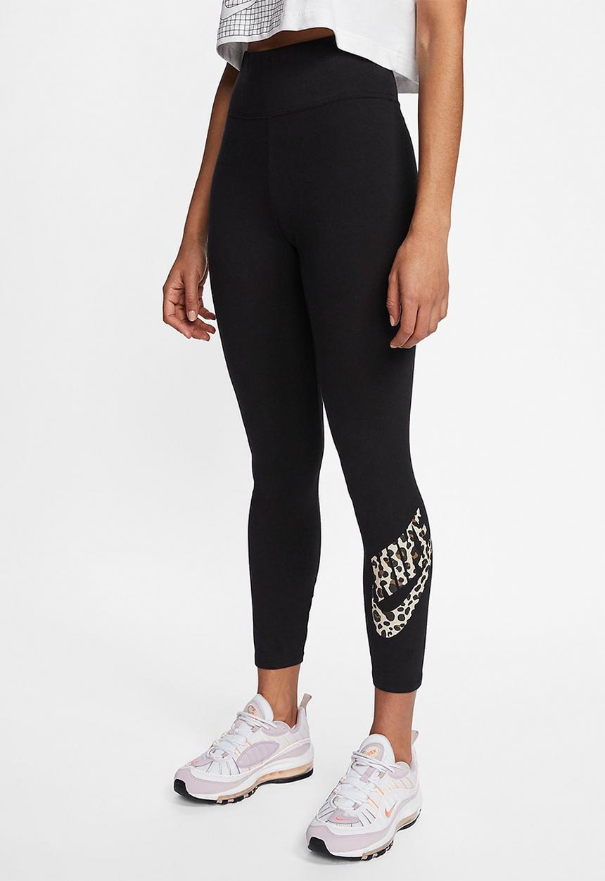 Nike - Nike sportswear print legging - black