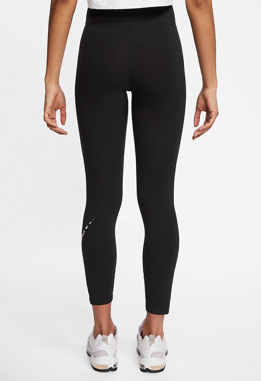 Nike - Nike sportswear print legging - black