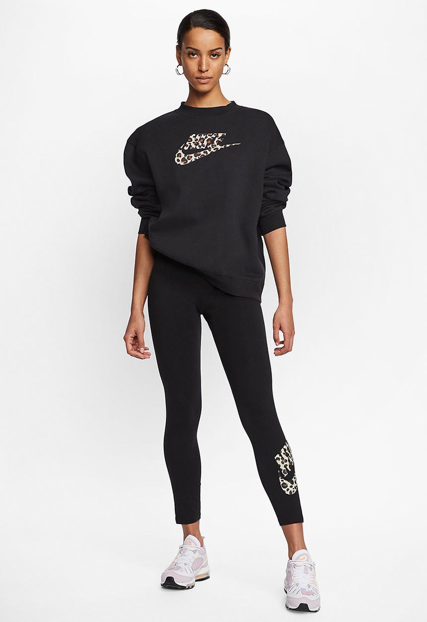 Nike - Nike sportswear print legging - black