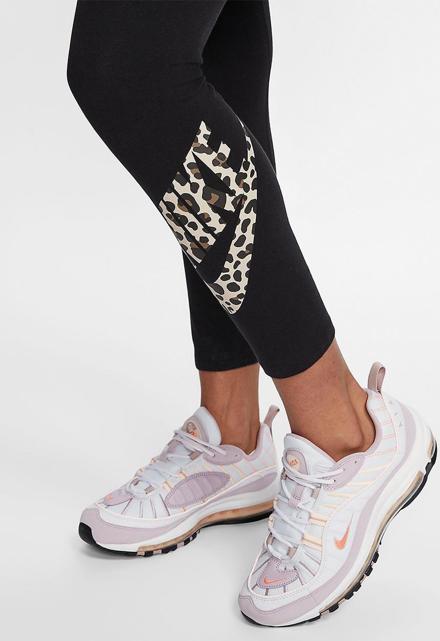 Nike - Nike sportswear print legging - black