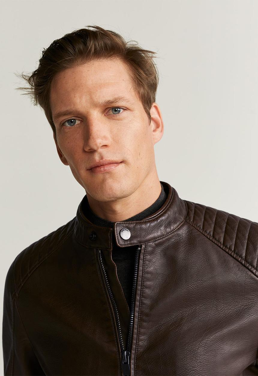 MANGO - Brakew jacket - brown