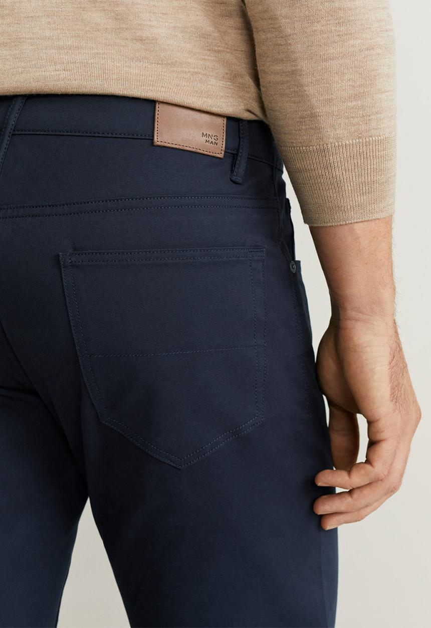 MANGO - Pisa trousers - navy