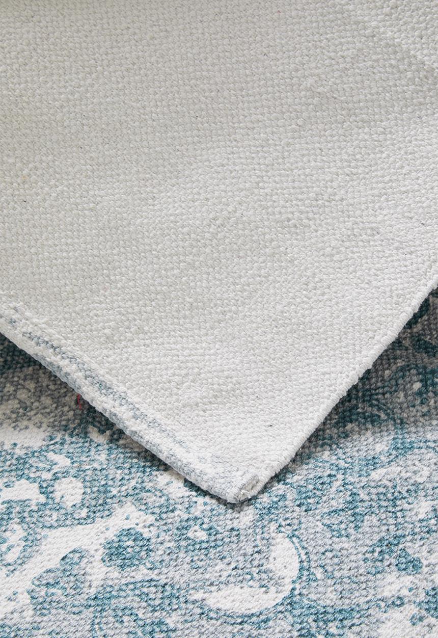 Sixth Floor - Antique printed rug - blue