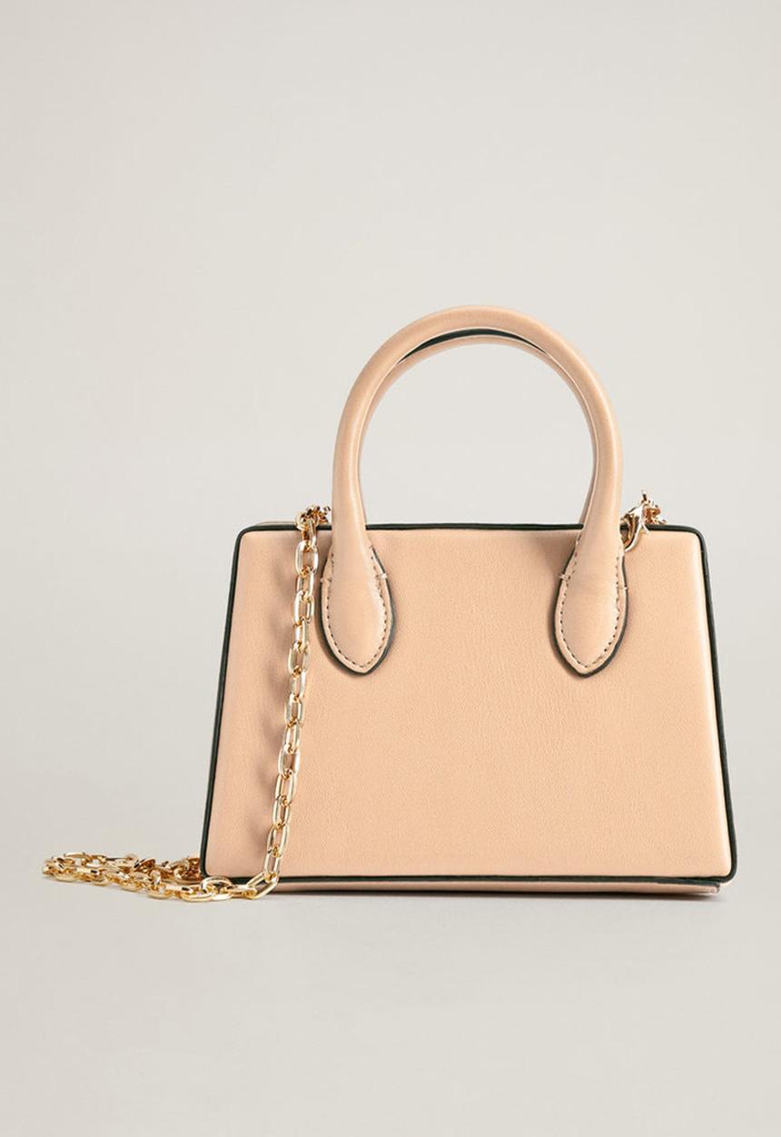 MANGO - City bag - light pastel pink