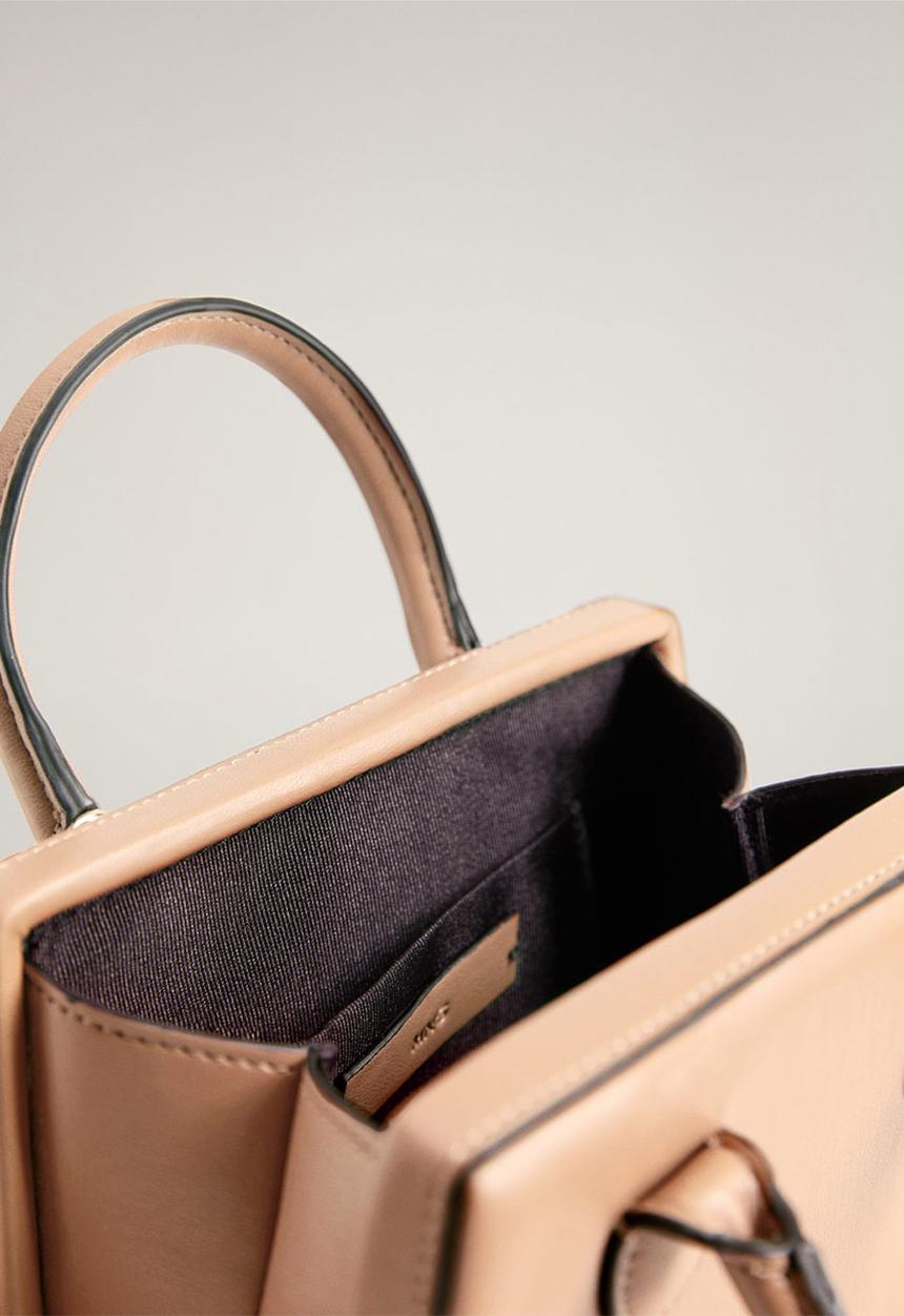 MANGO - City bag - light pastel pink