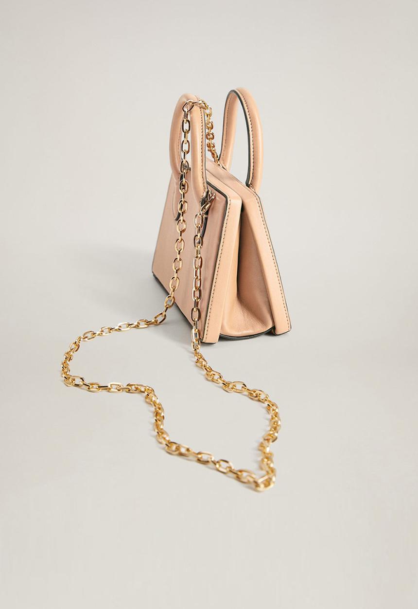 MANGO - City bag - light pastel pink