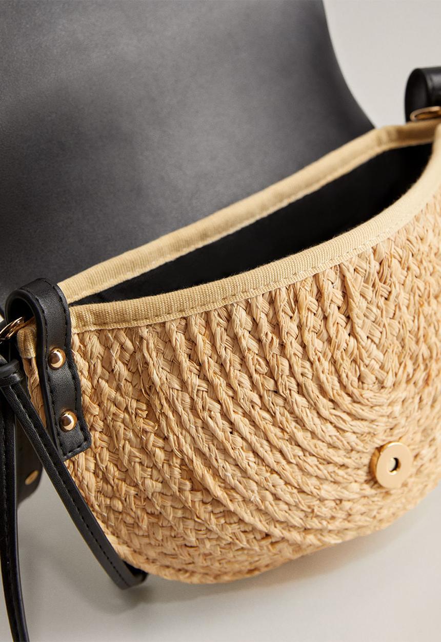 MANGO - Capelo bag - black & neutral