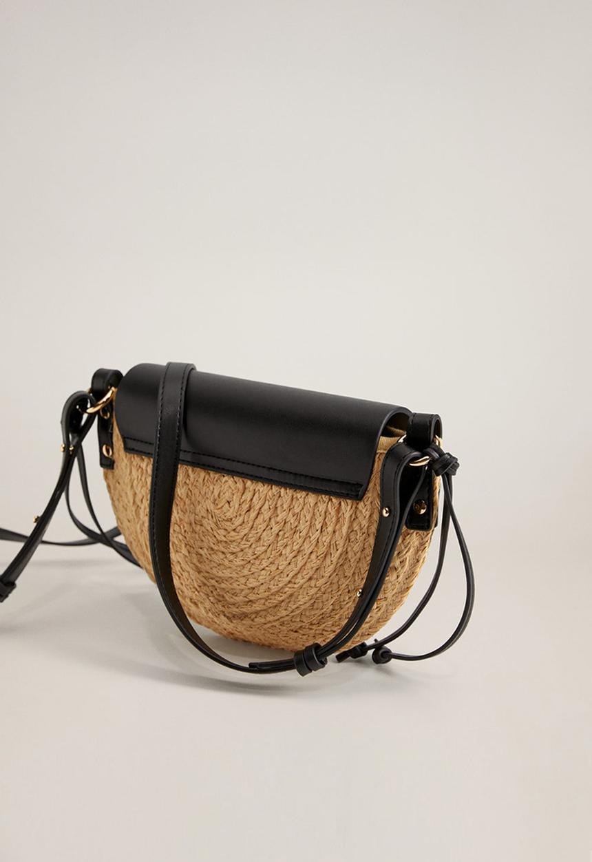 MANGO - Capelo bag - black & neutral