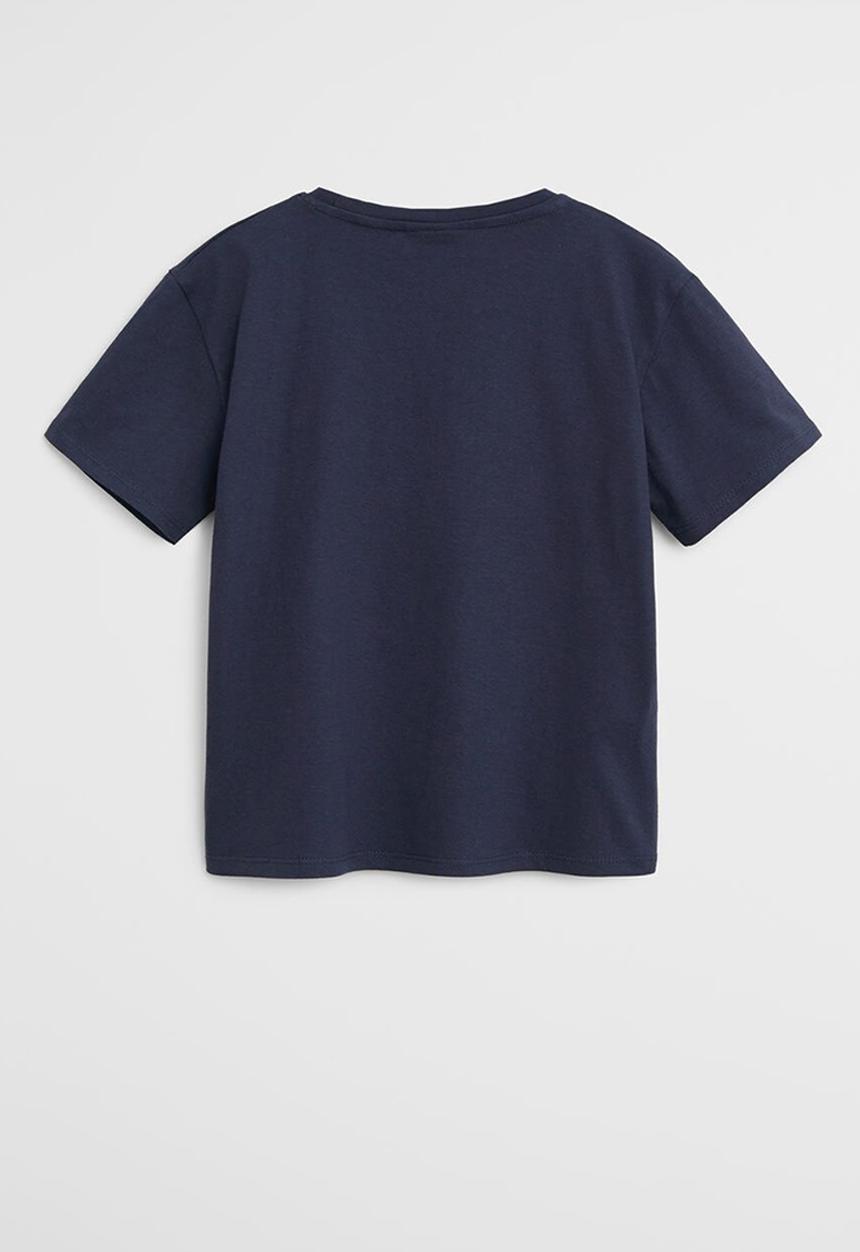 MANGO - T-shirt groovy - navy