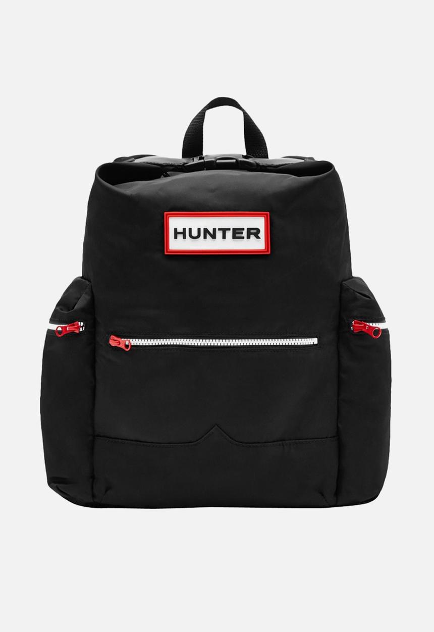 Hunter - Org mini topclip backpack nylon - black