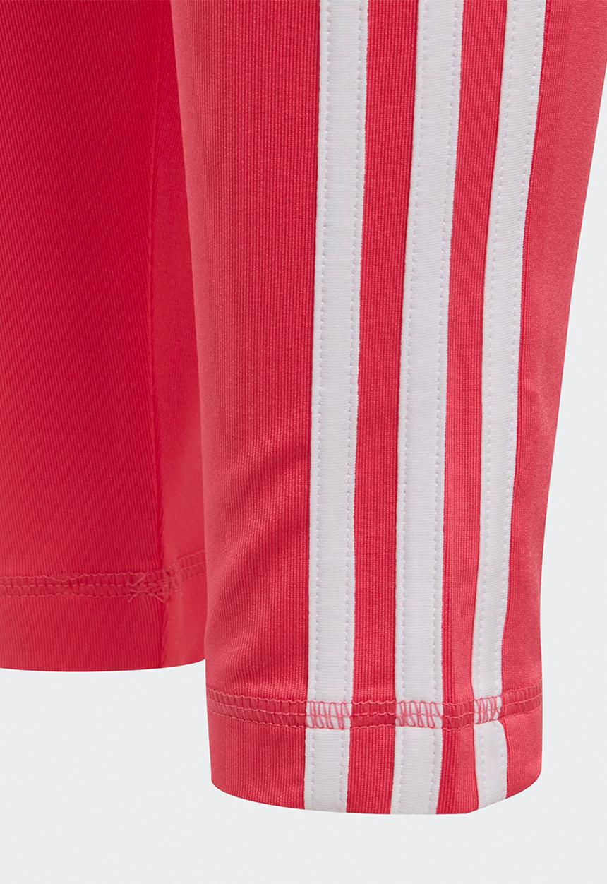 adidas Performance - 3 stripe tights - pink & white 
