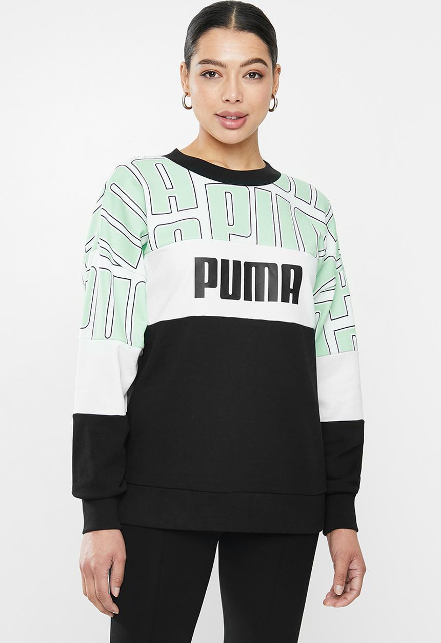 PUMA - Long sleeve crew - green