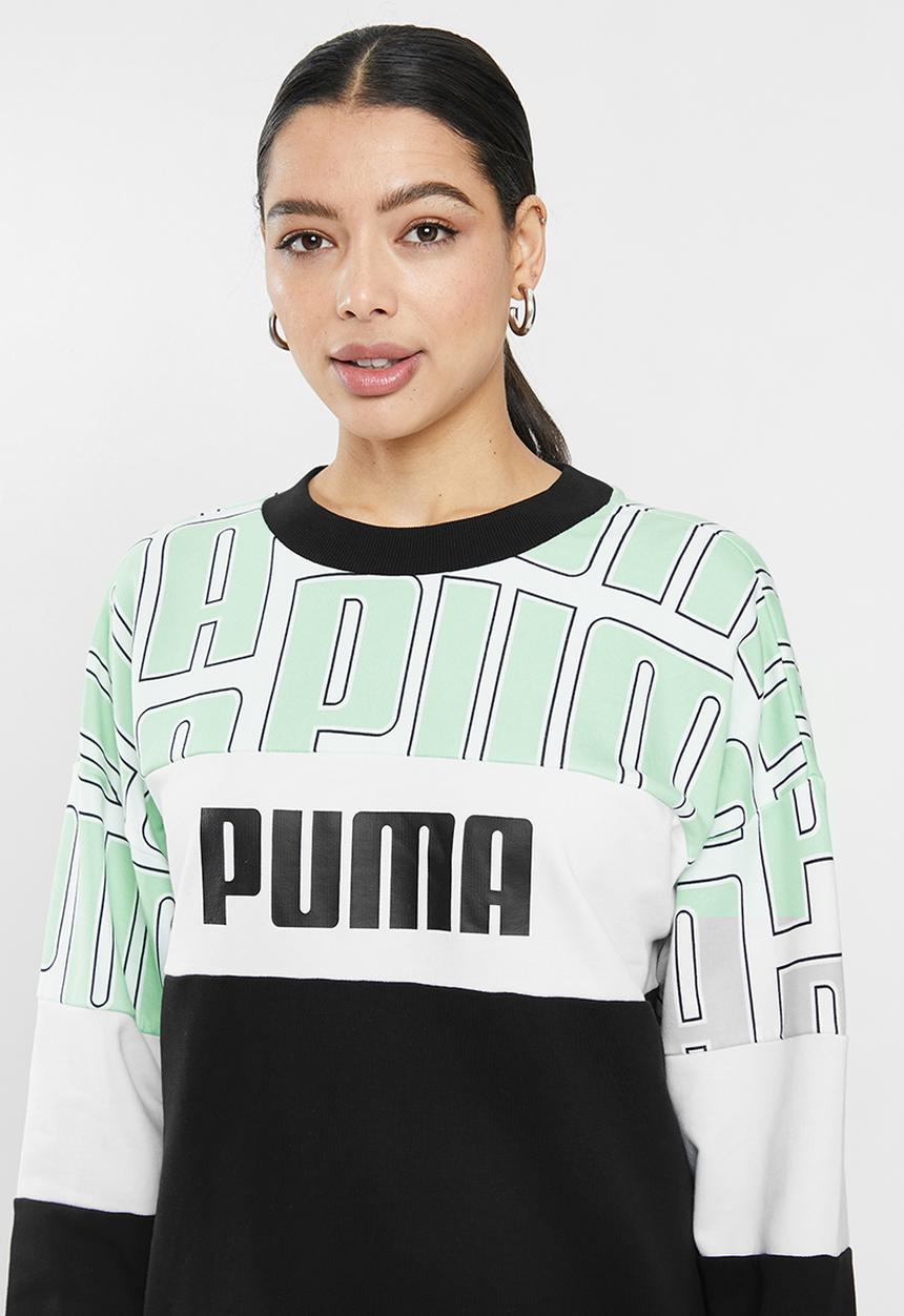 PUMA - Long sleeve crew - green